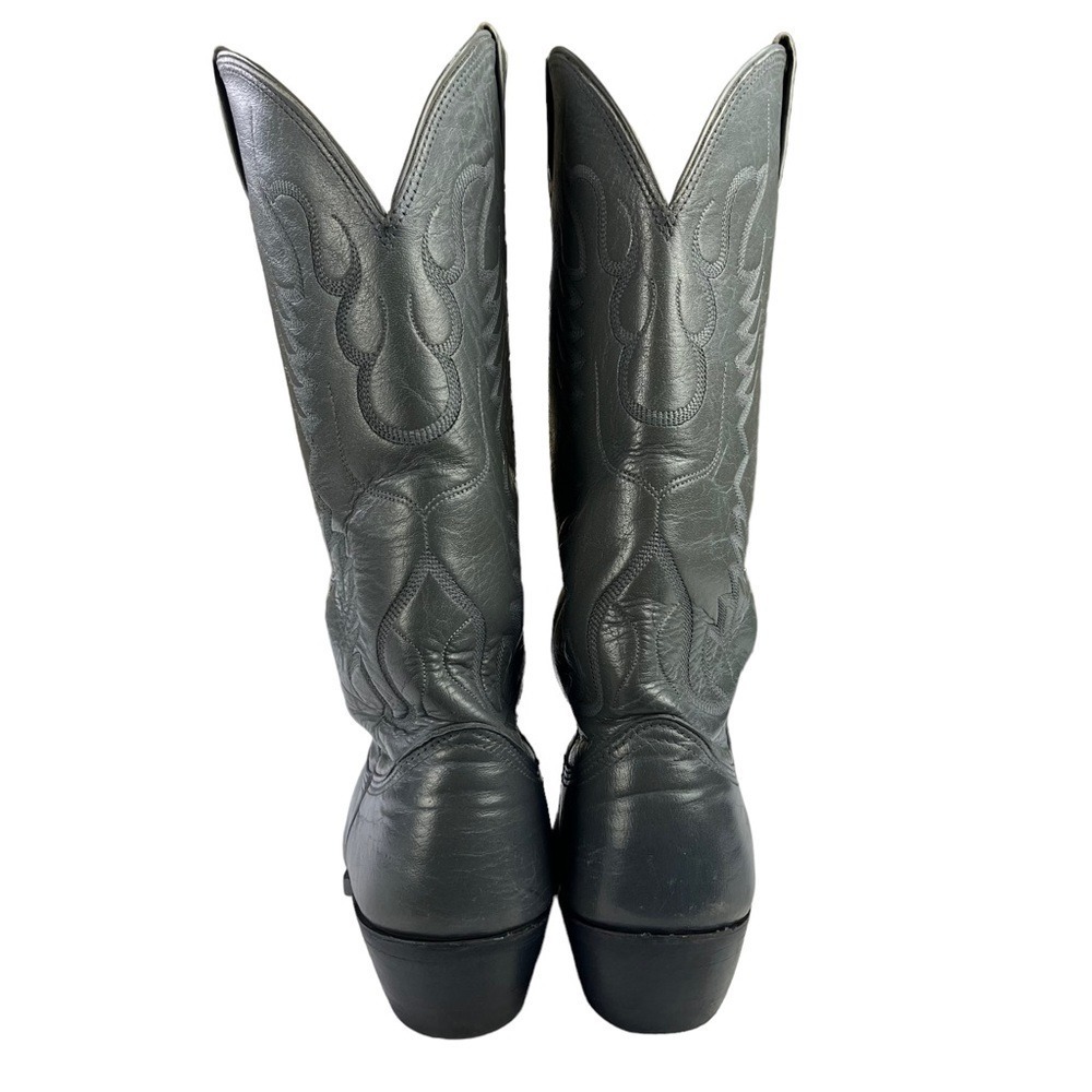 Nocona Boots‎ Mens Size 7 Gray Leather Western Cowboy - Picture 11 of 13
